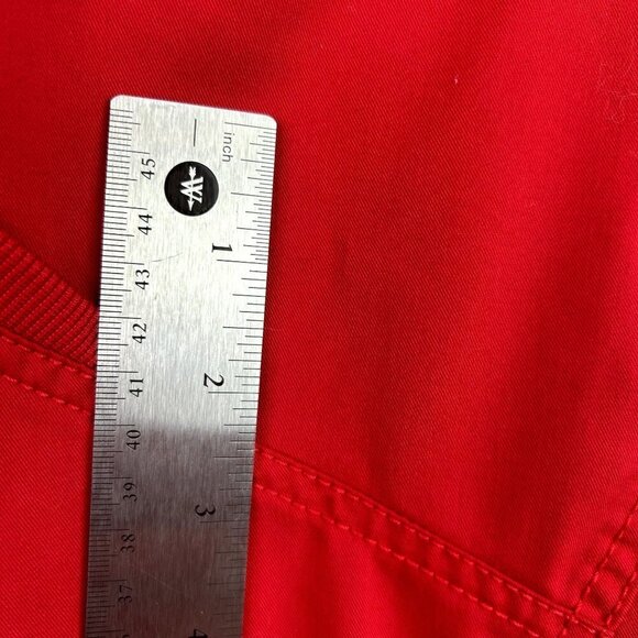 Scrubstar red short sleeve scrubs‎ size medium - Picture 2 of 7